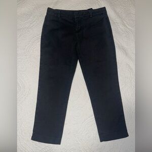 Tommy Hilfiger Waverly Slim Straight Capri Black Pants Size 2